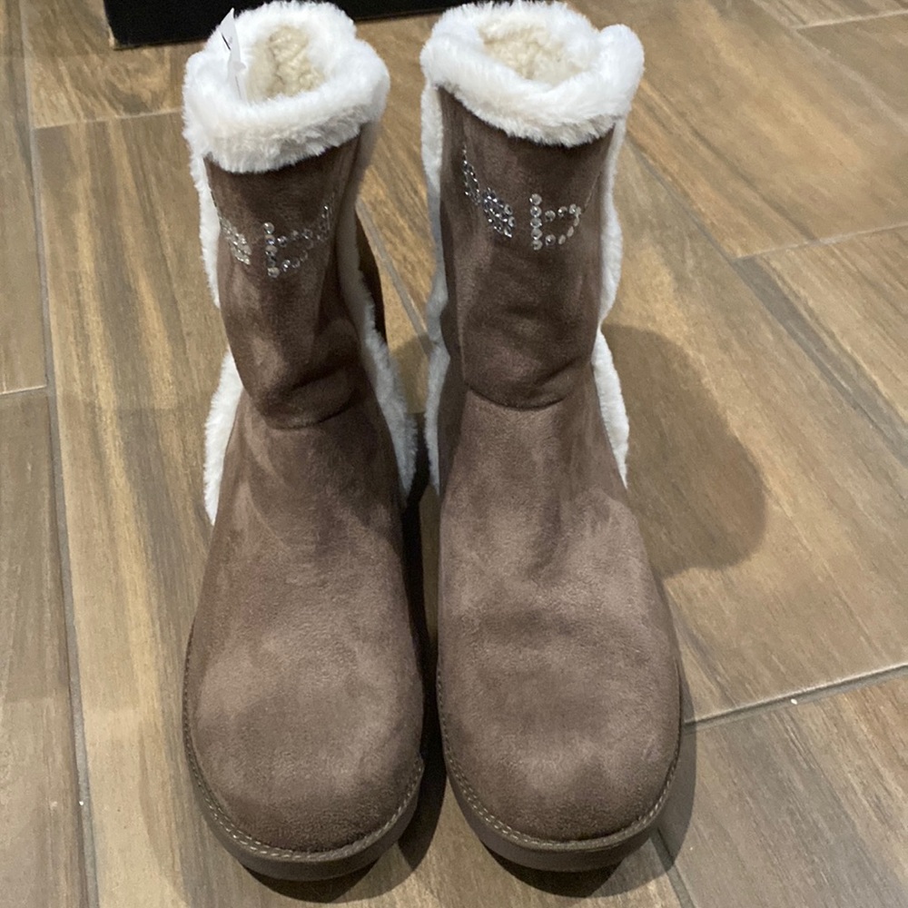 Bebe sno-boots size 10 Faux Fur NEW